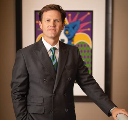 Professional attorney in a law office